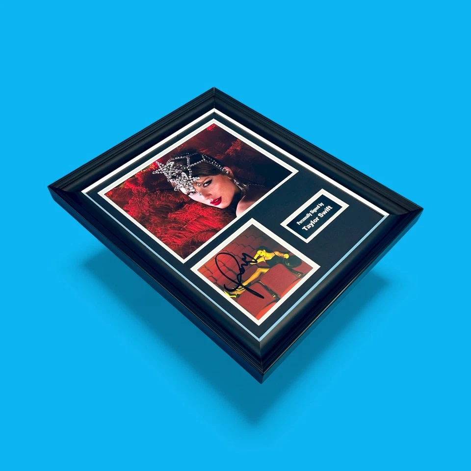 Taylor Swift SIGNED The Life of A Showgirl Framed Photo Display & COA Autograph - Image 4 of 4