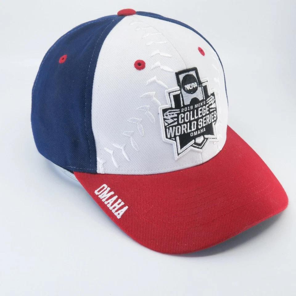 NCAA College Serie Mundial Zephyr Sombrero Para Hombre Ajustable Rojo Azul Blanco Foto 2 de 4