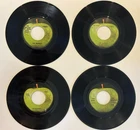 The Beatles lot of 4 7" 45rpm Apple singles - Hey Jude, Something, Get Back