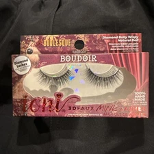 Ioni 3DFAUX MINK LASHES  Voluminous Cateye Flexible Band- Reusable Lightweight 