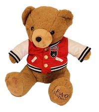 FAO Schwarz Teddy Bear Soft Plush Toy Brown 1862 Varsity Jacket Anniversary