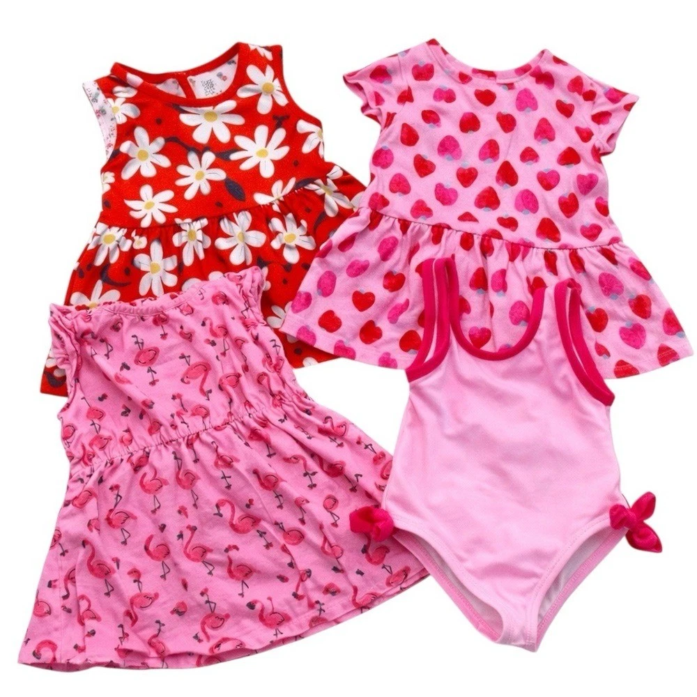 20-Piece Baby Girl Clothing Bundle 6-12M Summer to Fall Outfits Carter's etc EUC