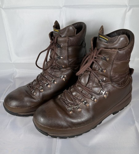 Altberg Defender British Army Issued Brown Leather Waterproof Military Boot UK12