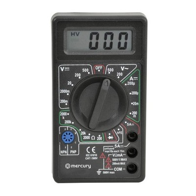Mercury MTB02 Digitalmultimeter mit 6 Funktionen