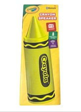 Crayola Bluetooth Crayon Speaker CBT450Y Yellow New, Unopened