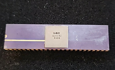 Rare Vintage Retro Ceramic Gold MOS8360R2 TED for the Commodore 16 / Plus4