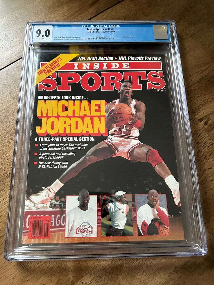Inside Sports May 1990 #v12 #5 - Michael Jordan - CGC 9.0 | eBay