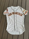 2019 STEVEN DUGGAR SF Giants GAME USED WORN ROAD GIANTS Jersey MLB HOLOGRAM