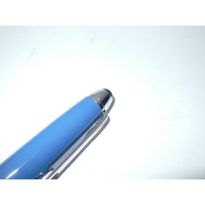 2ND* Montblanc Meisterstuck Glacier LeGrand Blue Resin Fountain