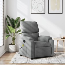 Massage Recliner Chair Light grey