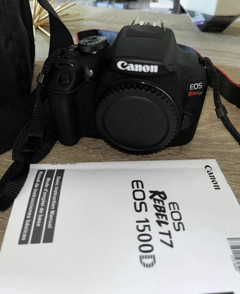 Kit de 2 lentes Canon EOS Rebel T7 DSLR Video con lente EF-s 18-55 mm y EF 75-300 mm*^^ Foto 2 de 4