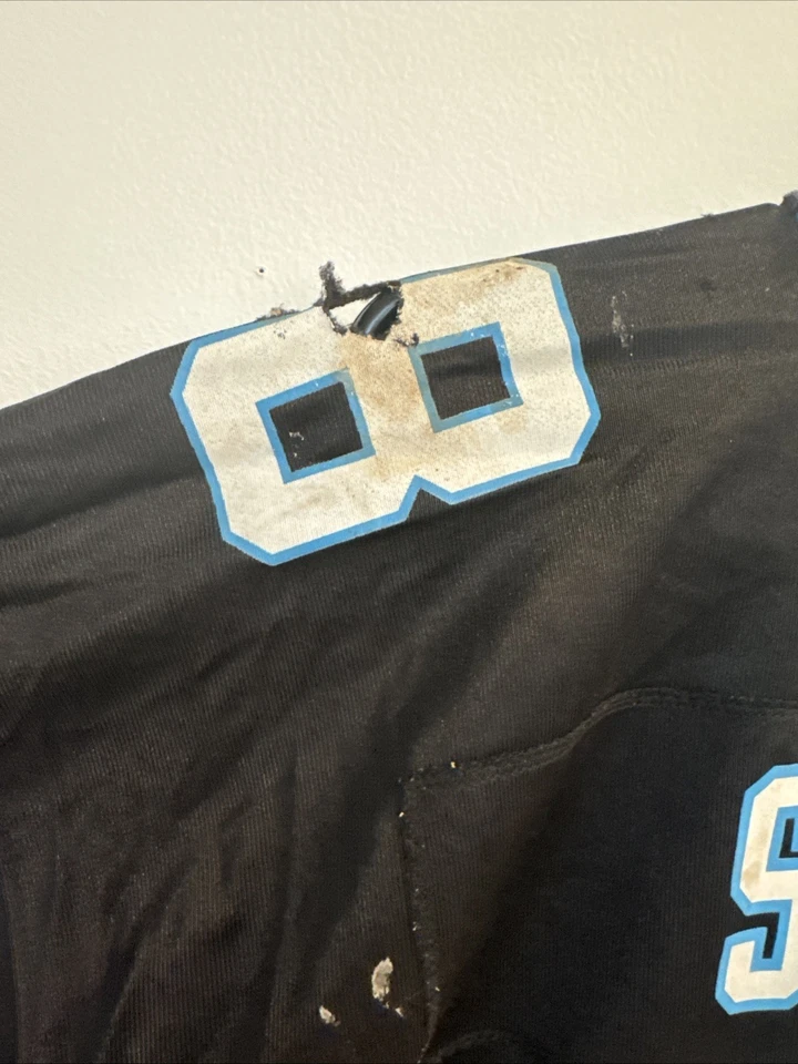 Camiseta deportiva de los Carolina Panthers Reebok para jugador usada y automática por Jonathan Stewart sin certificado de autenticidad Foto 3 de 4