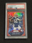 2015 Panini Prizm Tom Brady Red Prizm #12! PSA 7