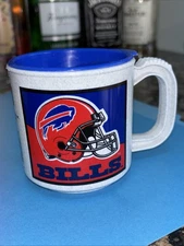 Vintage 1996 Buffalo Bills Game Day Mug NFL Plastic 8oz Betras USA. Go Bills!