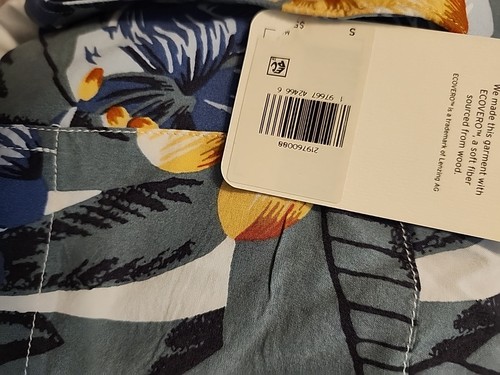 Levi's - klassisches Camper Hawaiihemd klein leicht Strand Knopfleiste Neu mit Etikett - Bild 3 von 3