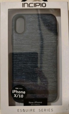 iPhone X Xs 10 Hülle Original Incipio Esquire Cover Hard-Case Schutz Bag Tasche
