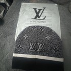Louis Vuitton Monogram Beanie Hat Men’s One Size Black & White Designer — photo 3