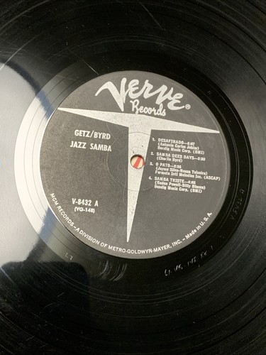 Stan Getz / Charlie Byrd Jazz Samba Record Album 1962 Original VTG Gatefold Mono - Bild 17 von 24