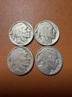 4  Buffalo Nickels 5c