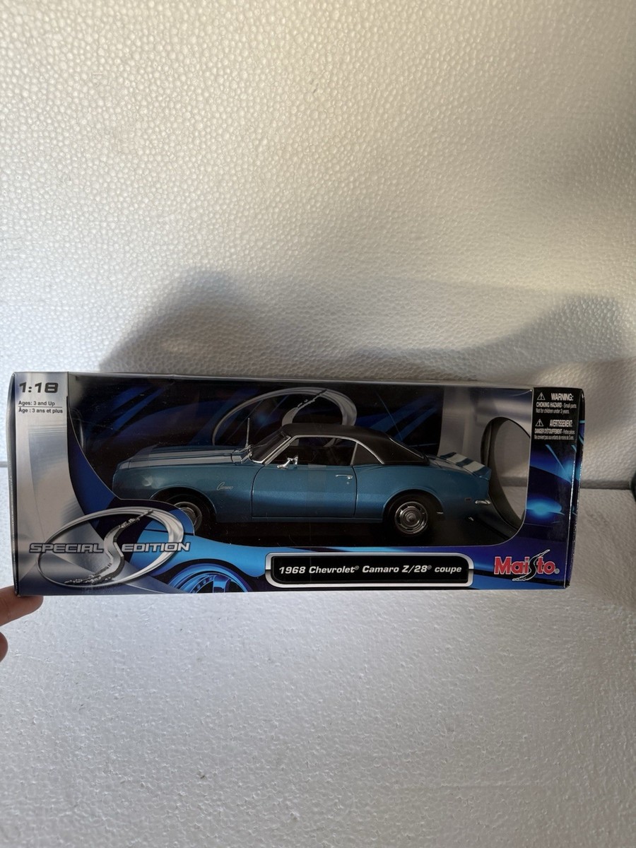 Maisto 1968 Chevy Camaro Z/28 Coupe 1:18 Scale Diecast Model