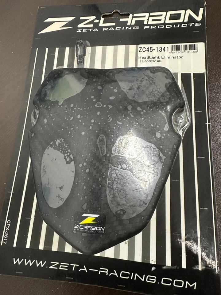 Eliminador de hedlight ZETA Z-CARBON KTM 125 EXC/EXC-F/XC-W 2008-2012 (ZC45-1341) - Imagem 3 de 4