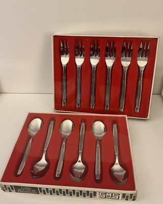 Das Schone Besteck MCM Danish SMS Tapas Small Forks Spoons Dinnerware RARE