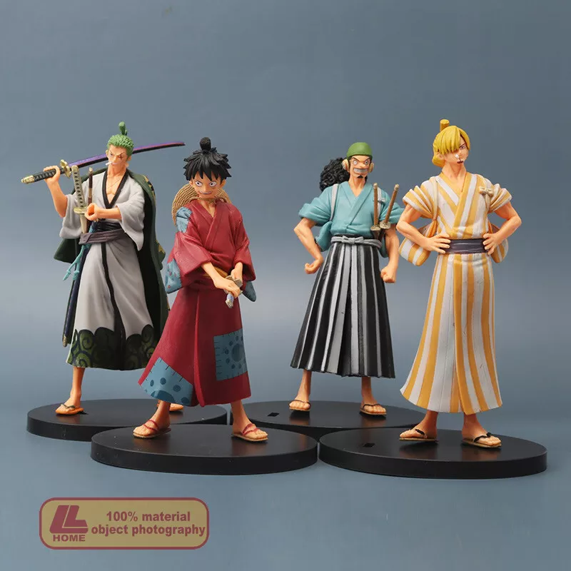 Luffy and Zoro Wano figures : r/OnePiece