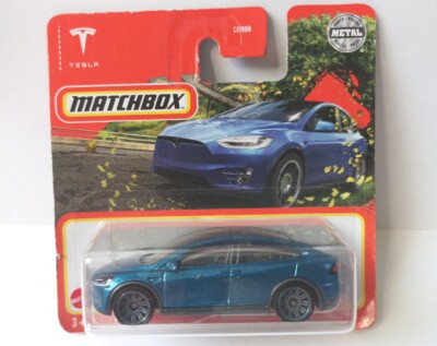 Matchbox 1:64  2021 #53 Tesla Model X blau-metallic HFR30 MB1286 NEU OVP
