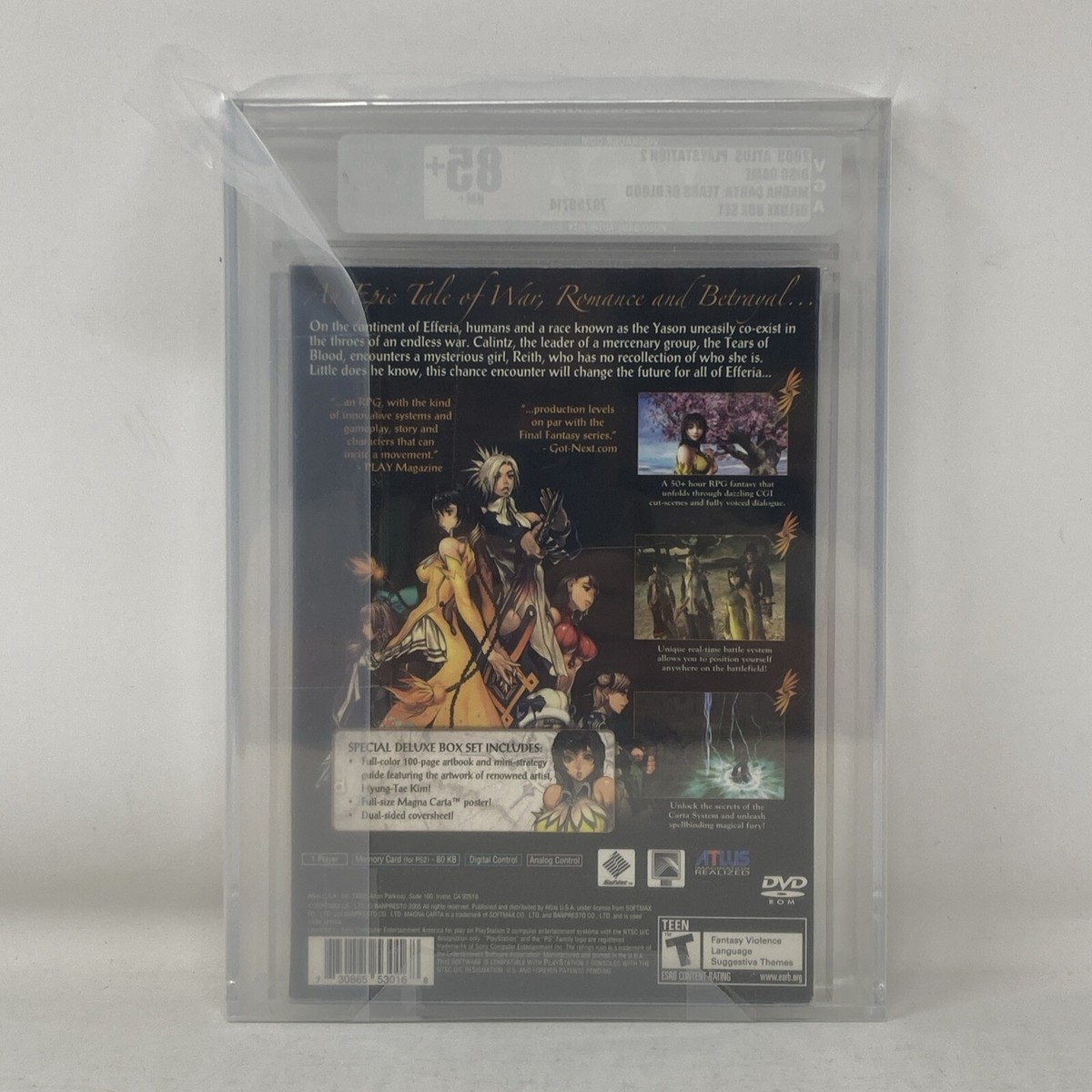 Magna Carta: Tears of Blood Deluxe Box Set Playstation 2 PS2