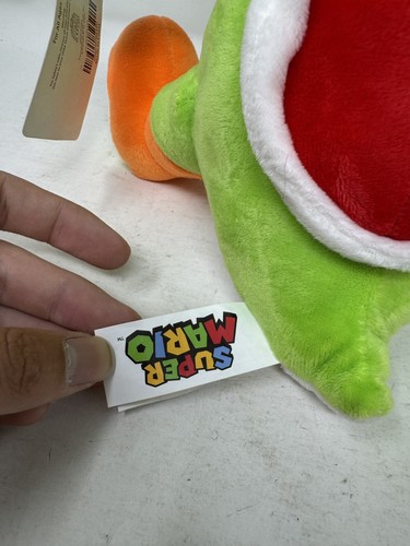 Yoshi Plush Super Mario Brothers Toy Stuffed Plush Animal Doll 10" New Green - Picture 6 of 7