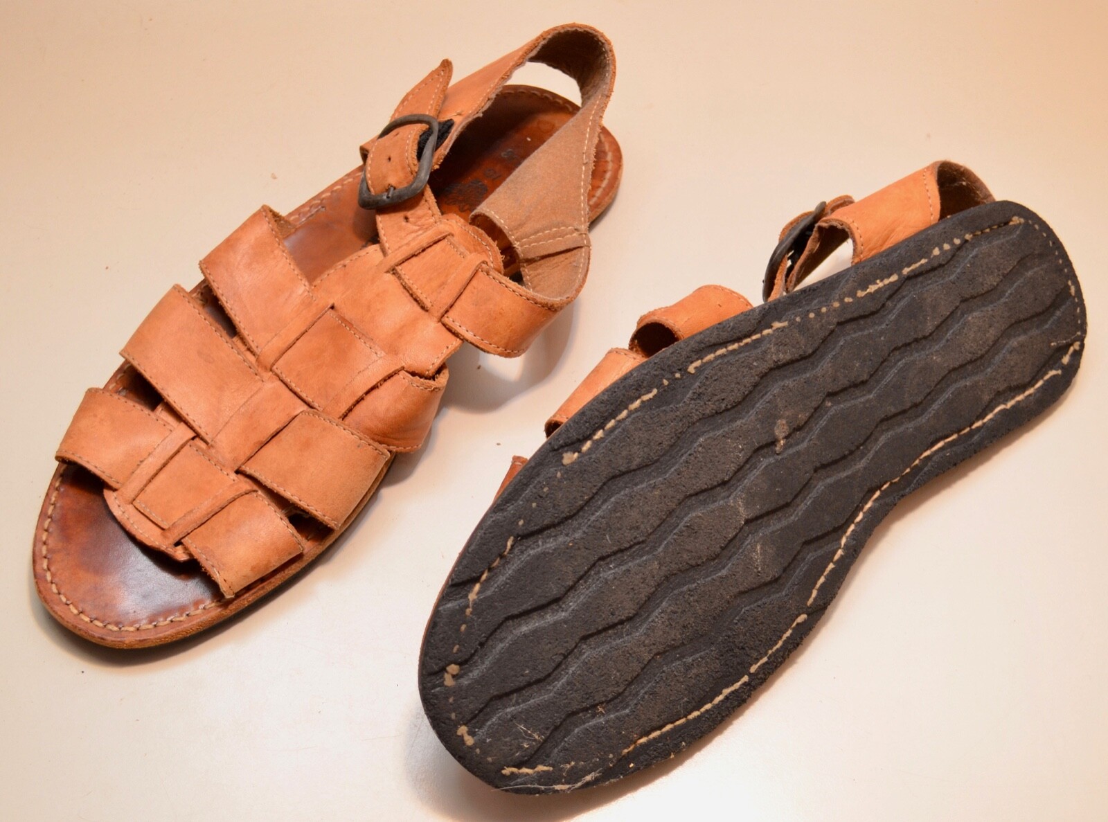 vintage tire tread sandals