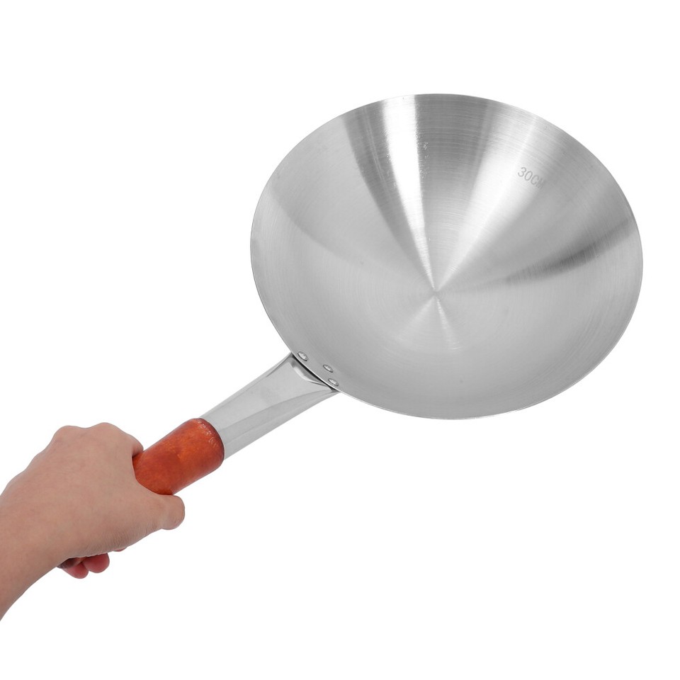 Chinese Pan Japanese Wok for Induction Cooktop Stainless Steel eBay