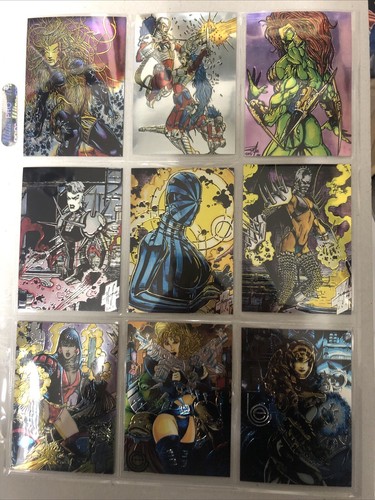 Lady Death Chromium Cards (1994) 1-90Complete Set + Romen Of Chaos 91-99 - Picture 22 of 23