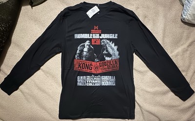 King Kong Vs Godzilla Rumble In The Jungle Shirt Mens M Monarch Titans Collide.