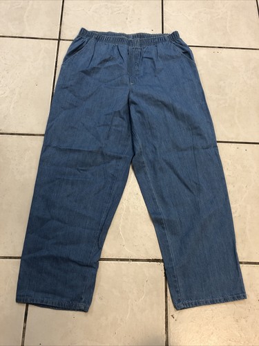 White Stag BLUE DENIM SZ 16 ELASTIC 
