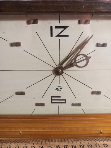 Sowjetische Vintage mechanische Kaminuhr Vesna Original. UdSSR. funktioniert ... - Bild 3 von 12
