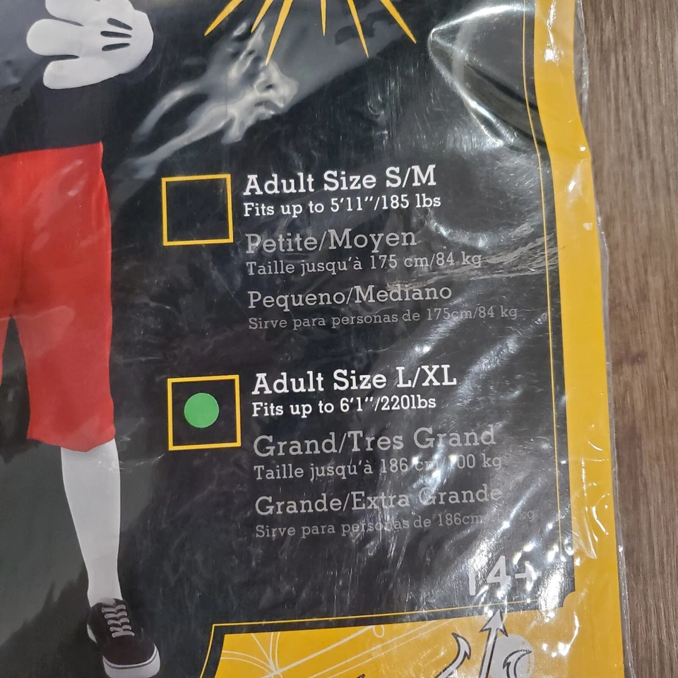 Disfraz de Mugman Cuphead Adulto Talla Grande/XL Nuevo Juego de Juegos con disfraces de Halloween Elope Foto 2 de 4