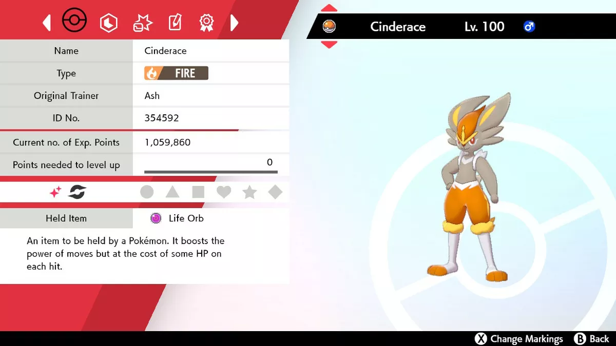 🌟Cinderace Shiny non shiny Best Stats Pokemon Sword and Shield Home🌟