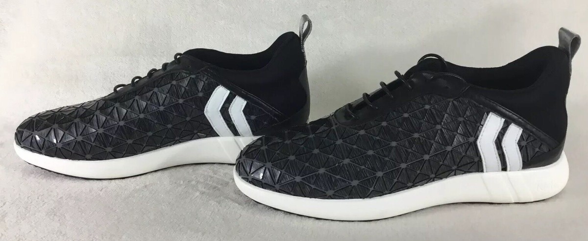 メーカーはKICKO Kicko Fashion Sneakers Men's 8 Black Gray White Optic Lace Up