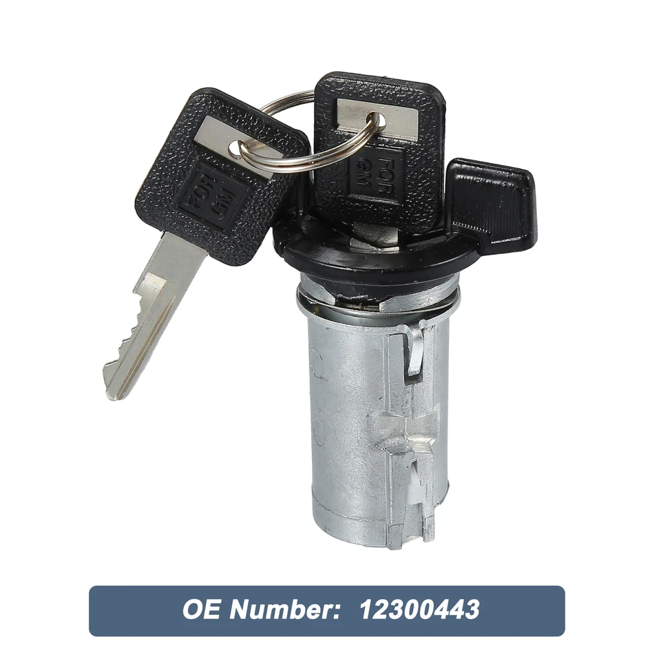 1 juego 12300443 interruptor de encendido cilindro de bloqueo con llaves para Chevy C1500 C2500 1991-94 Foto 2 de 4