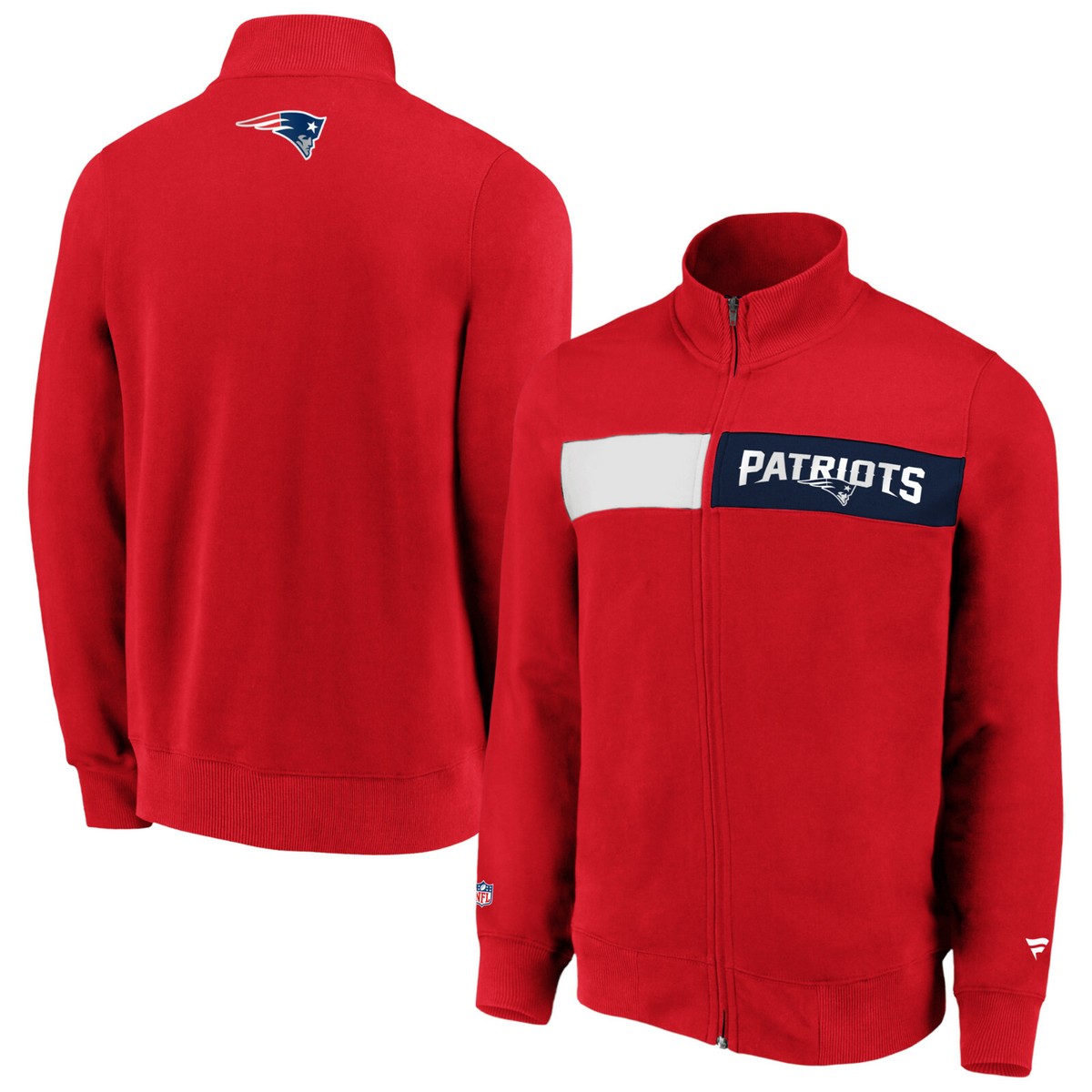 NFL New England Patriots Jacket Iconic Past Present Track Jacket Track  Jacket