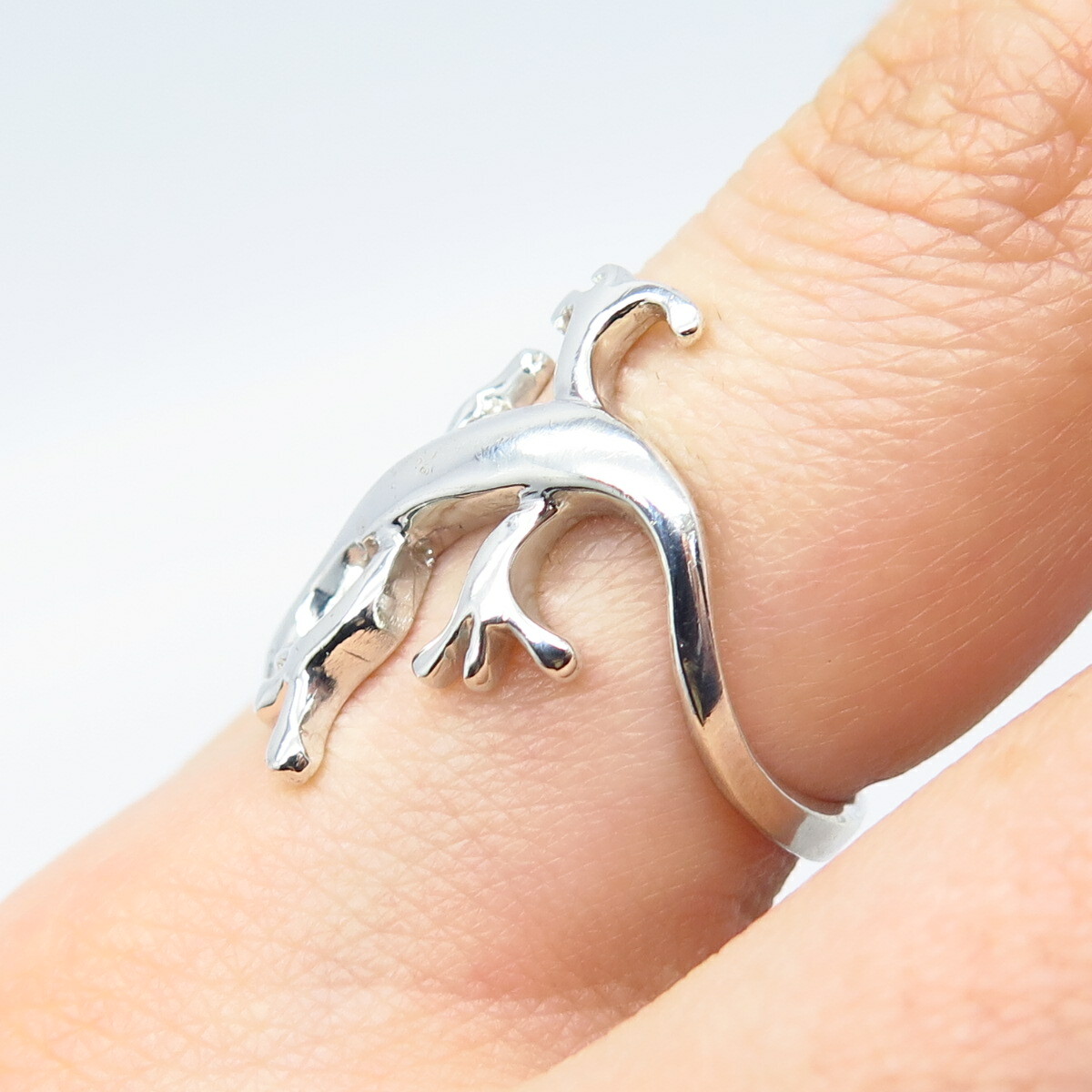アクセサリー Vintage Silver K18 925 Lizard Ring Vintage Silver K18 925 Lizard Ring