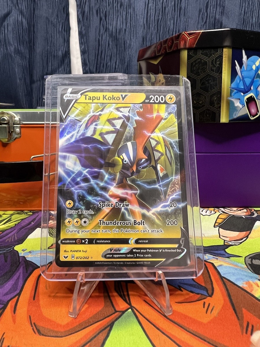 KOKOです x1 Tapu Koko V - 072/202 - Ultra Rare Pokemon SS01 Sword & Shield