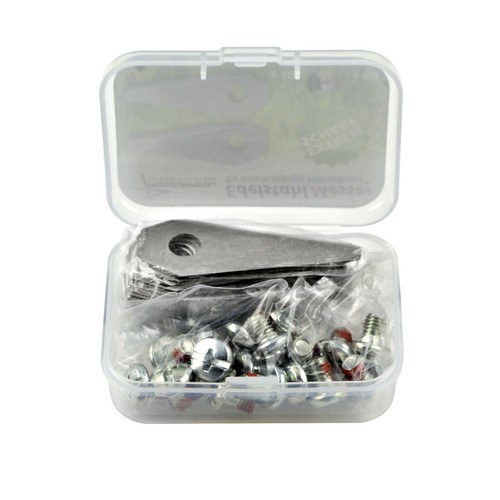 18 lame coltelli di ricambio con viti per robot tagliaerba Bosch Indego (1 mm/4,5 g) - Foto 3 di 3