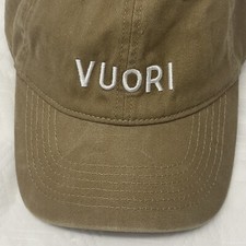 Vuori Hat Cap Golf Tennis Gym Athletic Unisex OS Green  Adjustable Ball Cotton.