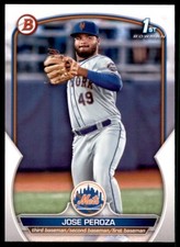 Jose Peroza 2023 Bowman Prospects #BP-149 New York Mets