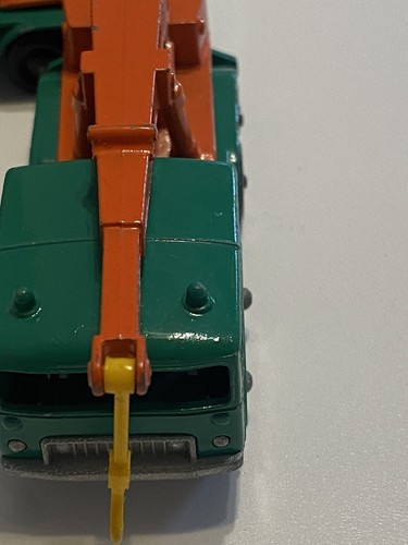 VTG LESNEY MATCHBOX 1-75 SERIES NO.30 8 WHEEL CRANE GREEN MADE IN ENGLAND - Picture 14 of 14