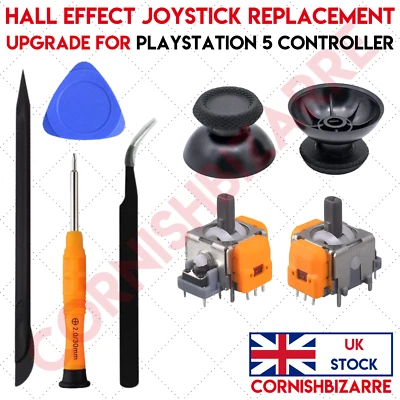 HALL EFFECT PLAYSTATION 5 PS5 CONTROLLER UPGRADE KIT ANALOG STICK JOYSTICK - UK