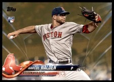 2018 Topps Update Gold Marcus Walden #US247 1692/2018 RC Boston Red Sox