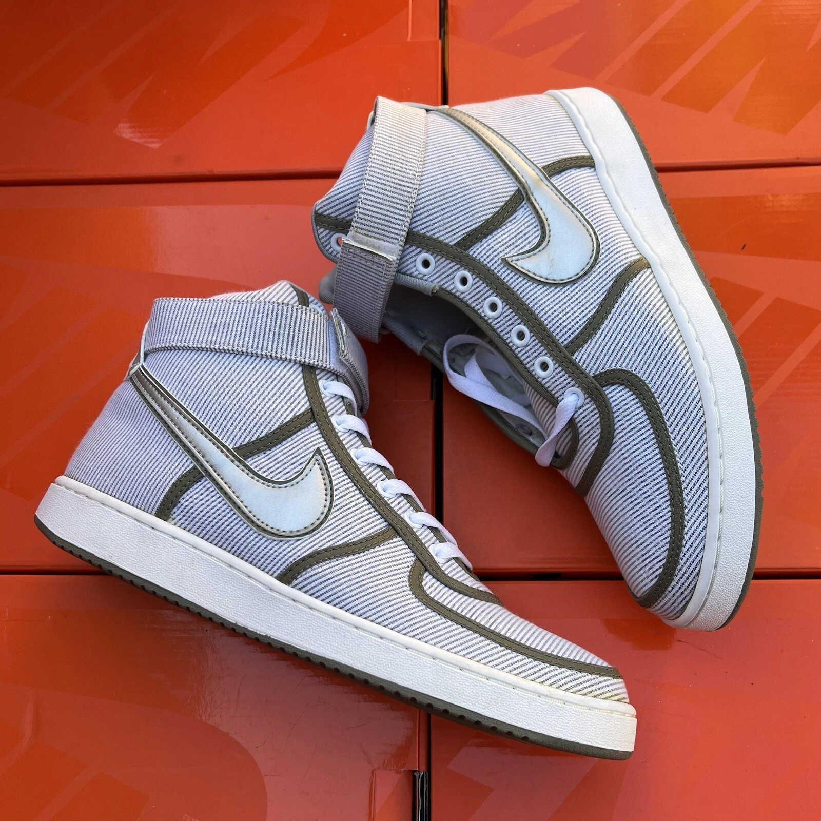 Vintage 2003 Nike Vandal Supreme Geoff McFetridge 307389 102 taille 10,5